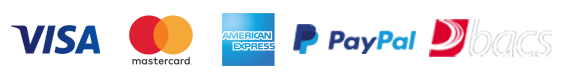 All major payment methods available