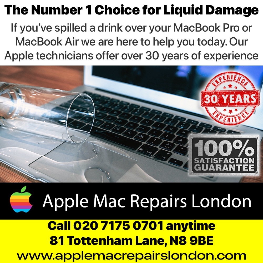 Liquid Spill Damage Repair - 020 7175 0701 | Apple Mac Repairs London ...